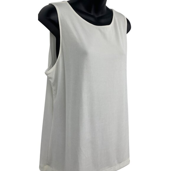 Chicos Travelers Essentials Reversible Winter Drift Tank Top Size 2 Large New - Picture 2 of 7